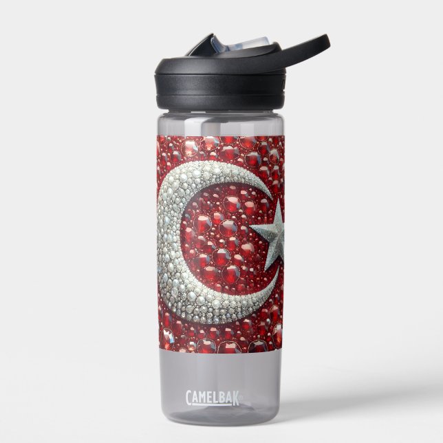 Water bottle with Turkiye Colours Design (Left)