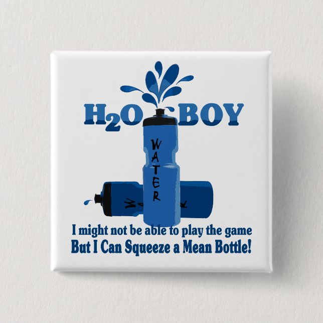 Water Boy 15 Cm Square Badge (Front)