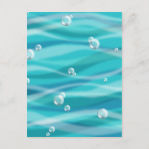 Water Bubbles Postcard