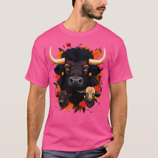 Water Buffalo Colouring Book T-Shirt
