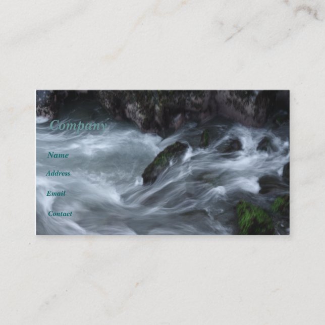 Water Buiness Card (Front)