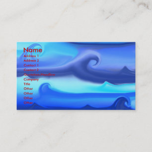 Water business card