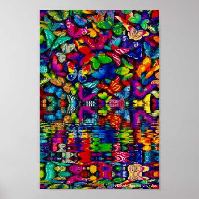 WATER BUTTERFLIES CUSTOM PRINT (Front)