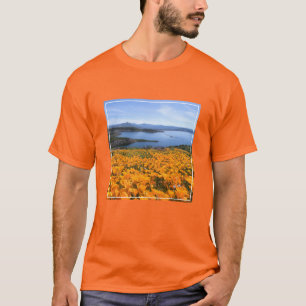 Water   California Lake With Golden Poppies T-Shirt