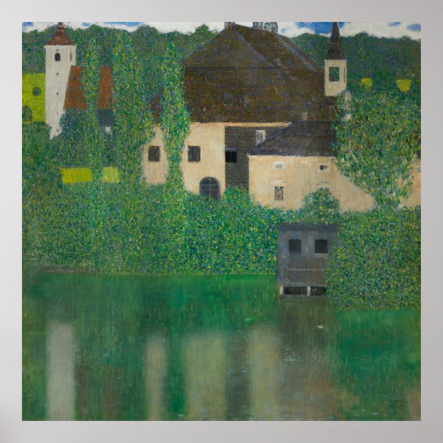 Water Castle — Gustav Klimt (1908–09) Poster (Front)