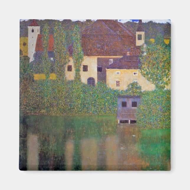 Water Castle, Gustav Klimt Magnet (Front)