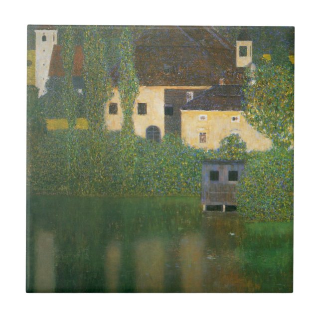 Water Castle - Gustav Klimt Tile (Front)