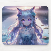 Water Catgirl Anime Princess
