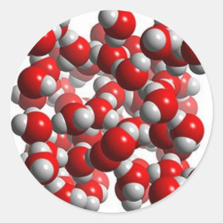 water cells classic round sticker