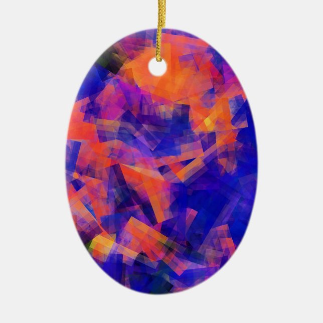 WATER  CERAMIC TREE DECORATION (Front)