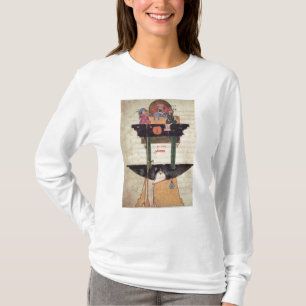 Water clock with automated figures T-Shirt