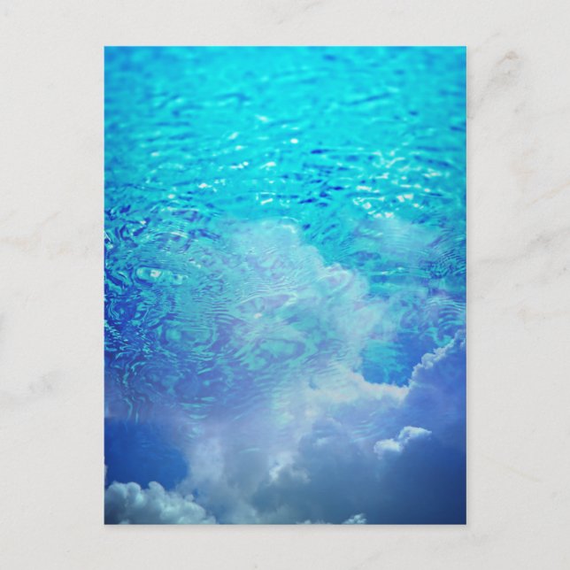 Water & Clouds Postcard (Front)