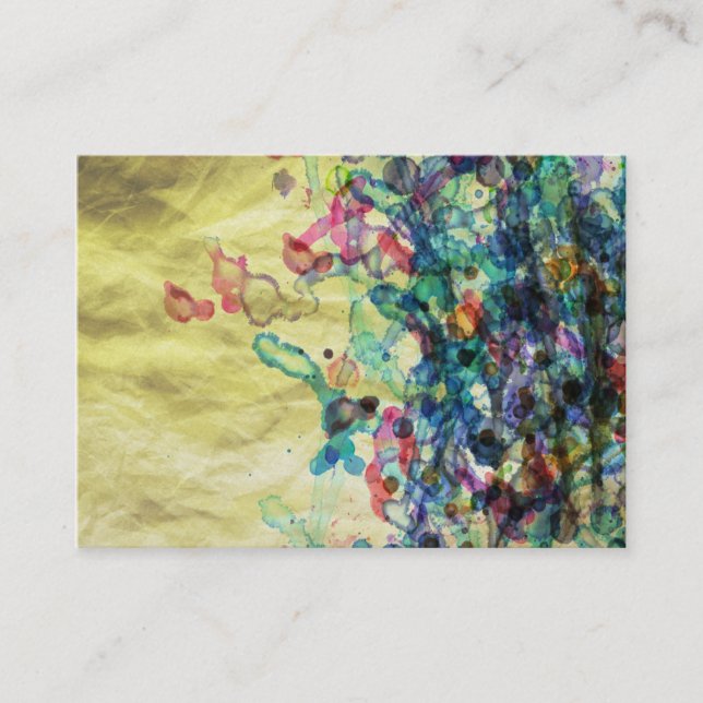 Water Colour Background Business Cards (Front)