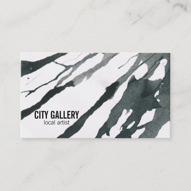 Water Colour Business Card (Front)