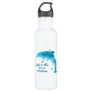 Water colour dolphin 710 ml water bottle