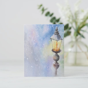 Water Colour Light Christmas postcard
