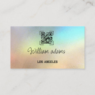 water colour opal background business card