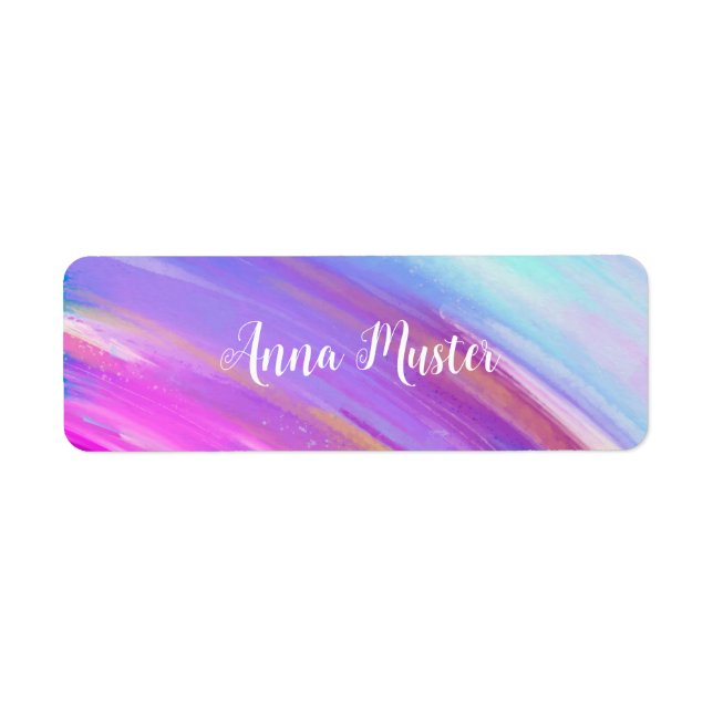Water colour - pink blue | waterproof (Front)