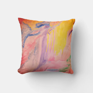 Water Colour Sangria Filter Cushion