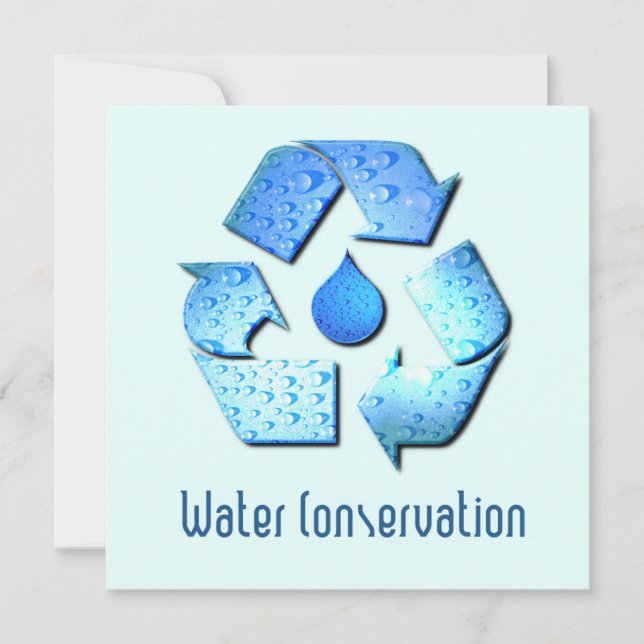 Water Conservation Invitation (Front)