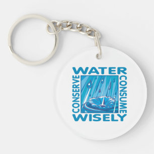 Water Conservation Key Ring