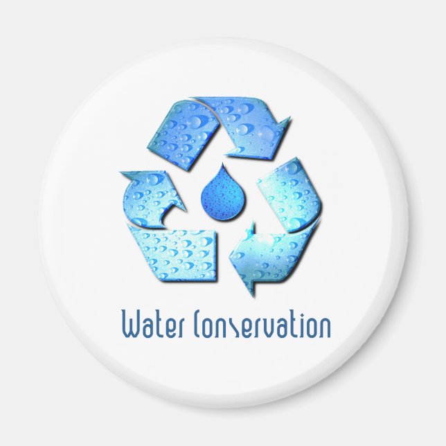 Water Conservation Magnet (Front)
