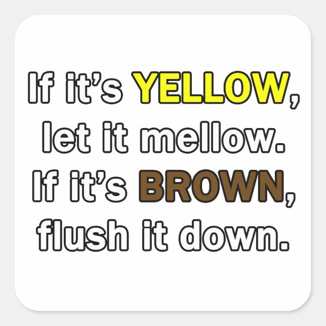 Water Conservation Sticker (Front)