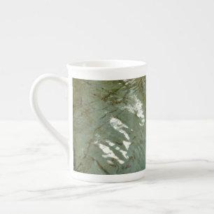 Water-Covered Rock Slab Nature Photo Bone China Mug