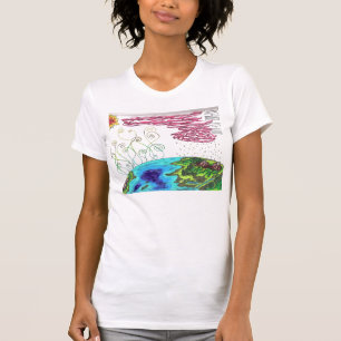 Water Cycle Cap Sleved Top