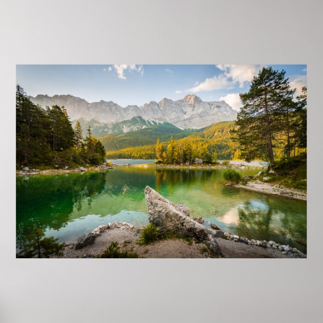 Water | Dachstein Mountains Lake Germany Poster (Front)