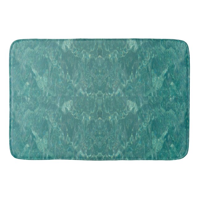 Water Design In Caribbean Sea Bath Mat (Front)