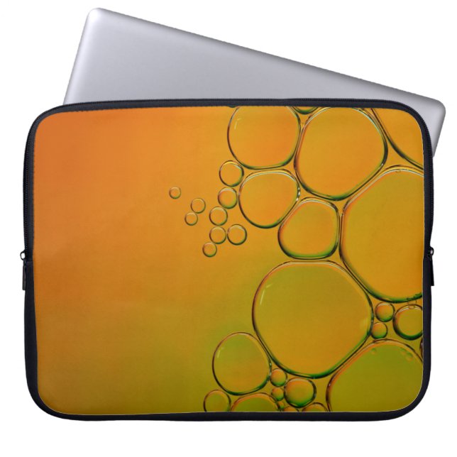 Water dew graphic laptop sleeve (Front)