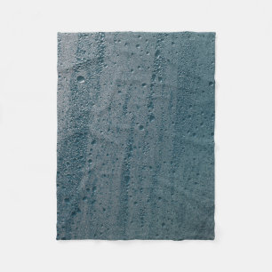 Water dew on glass fleece blanket