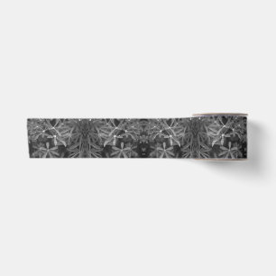 Water Dotted Leaves Satin Ribbon