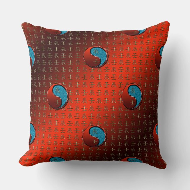 Water Dragon Cushion (Front)