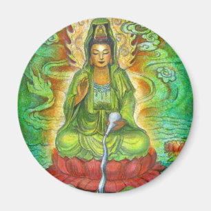 "Water Dragon" Kuan Yin Magnet