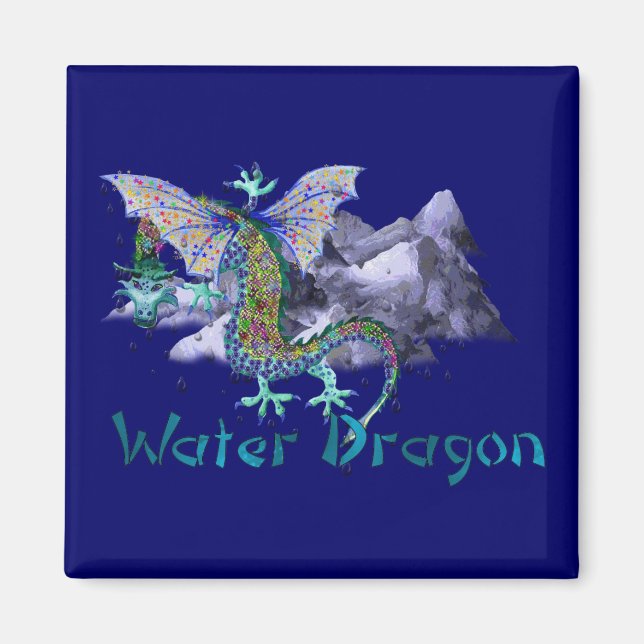 Water Dragon Magnet (Front)