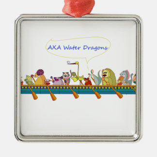 Water Dragon Metal Tree Decoration