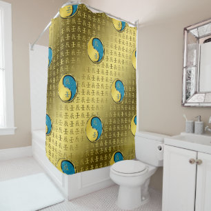 Water Dragon Shower Curtain
