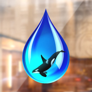 Water Drop and Orca Whale