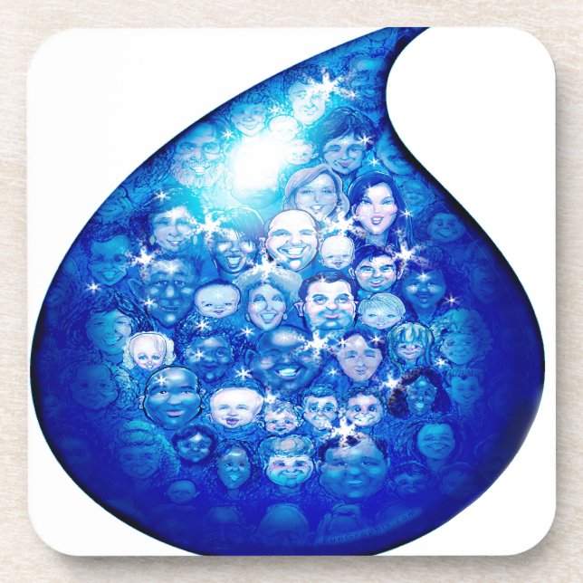 Water Drop Coaster (Front)