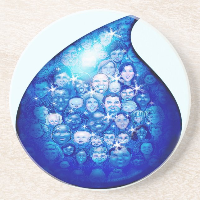 Water Drop Coaster (Front)