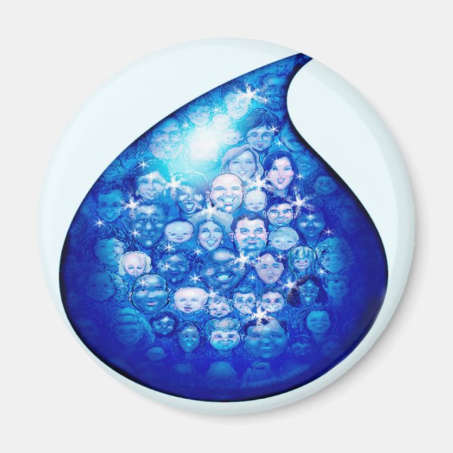 Water Drop Magnet (Front)