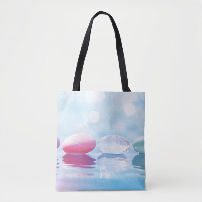 Water Drop Nature Serene Tranquil Peace Tote Bag (Front)