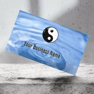 Water Drop Yin Yang Business Card