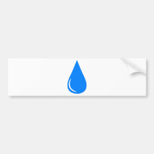 Water Droplet Bumper Sticker