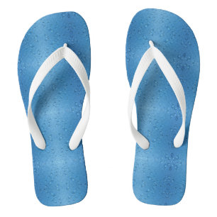 Water Droplets Against Blue Sky Jandals