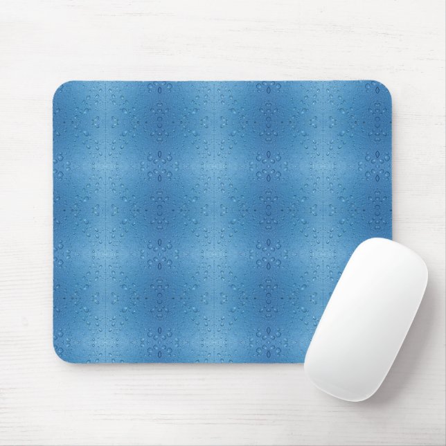 Water Droplets Against Blue Sky Mouse Pad (With Mouse)