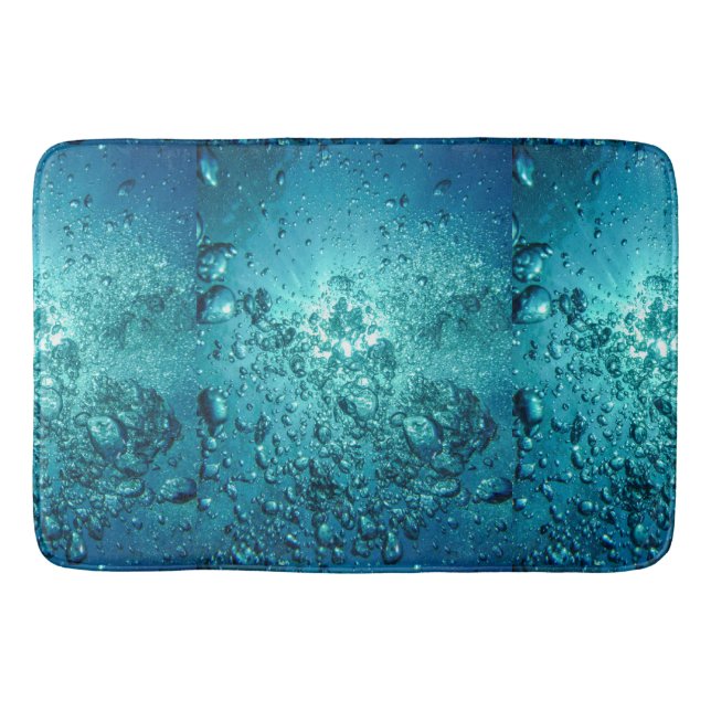 Water droplets bath mat (Front)