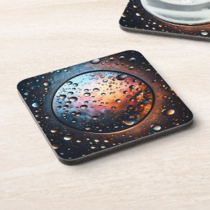 water droplets coaster